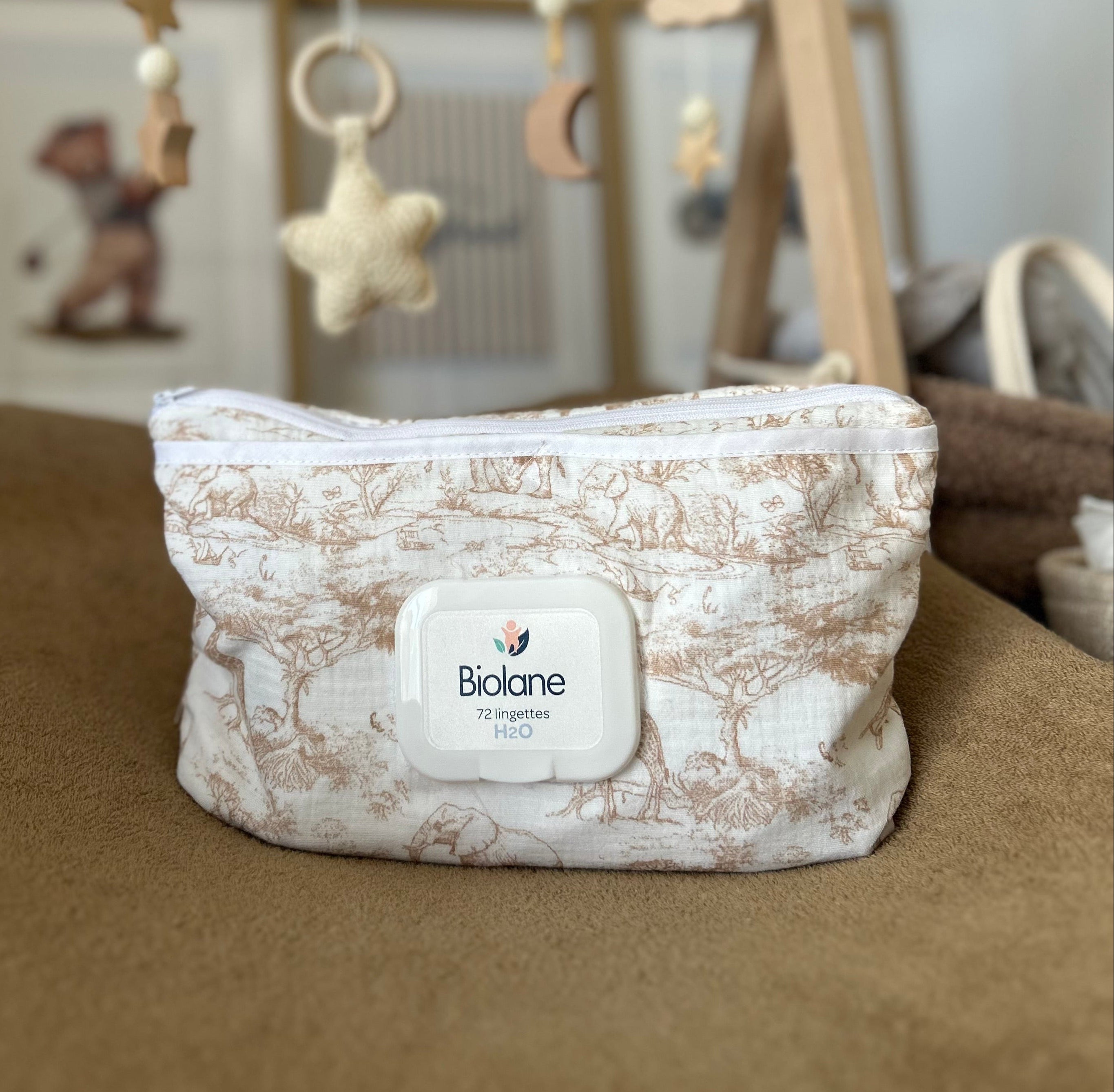 Pochette à lingette - Beige