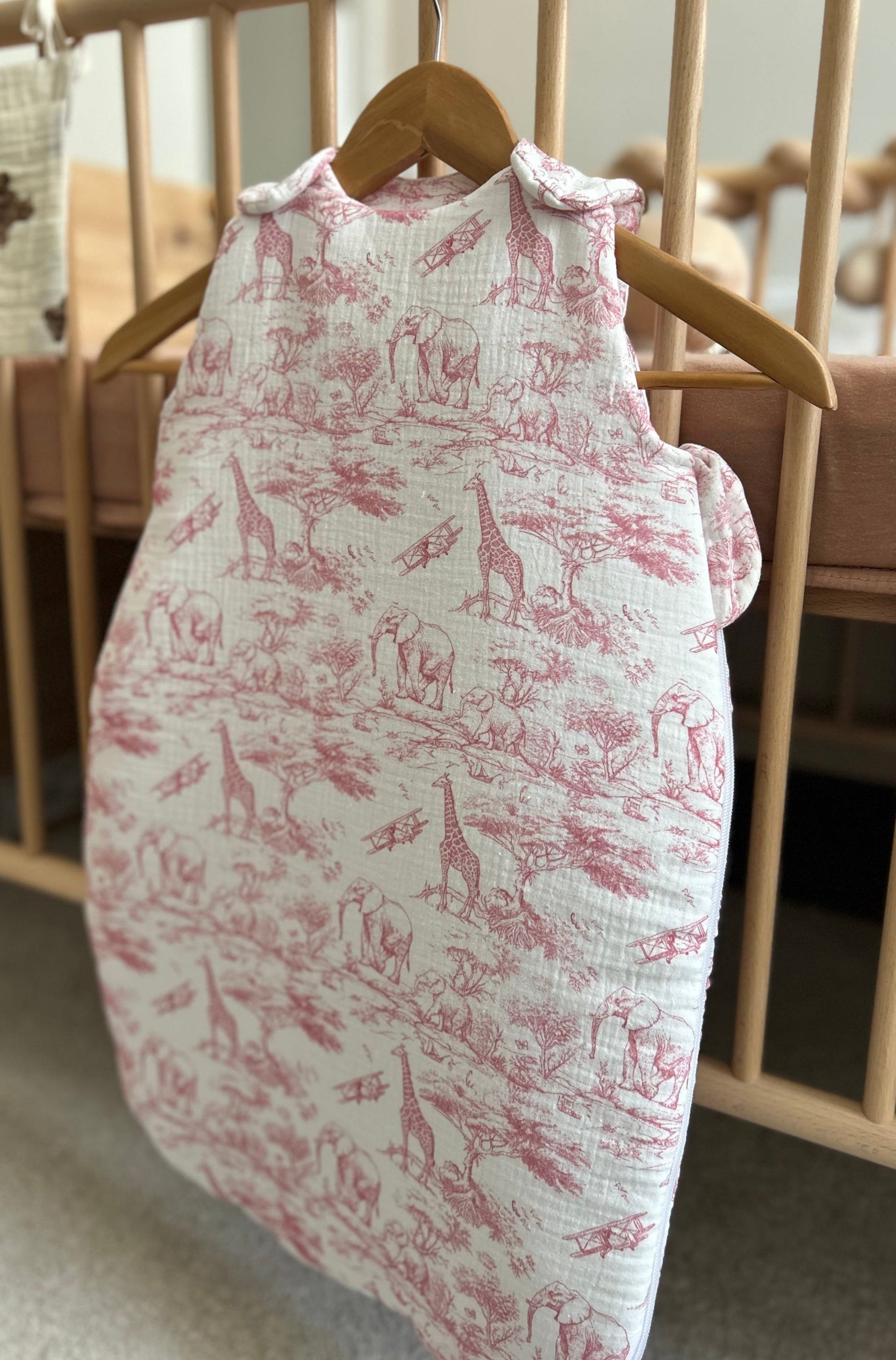 Gigoteuse 100% coton - Rose