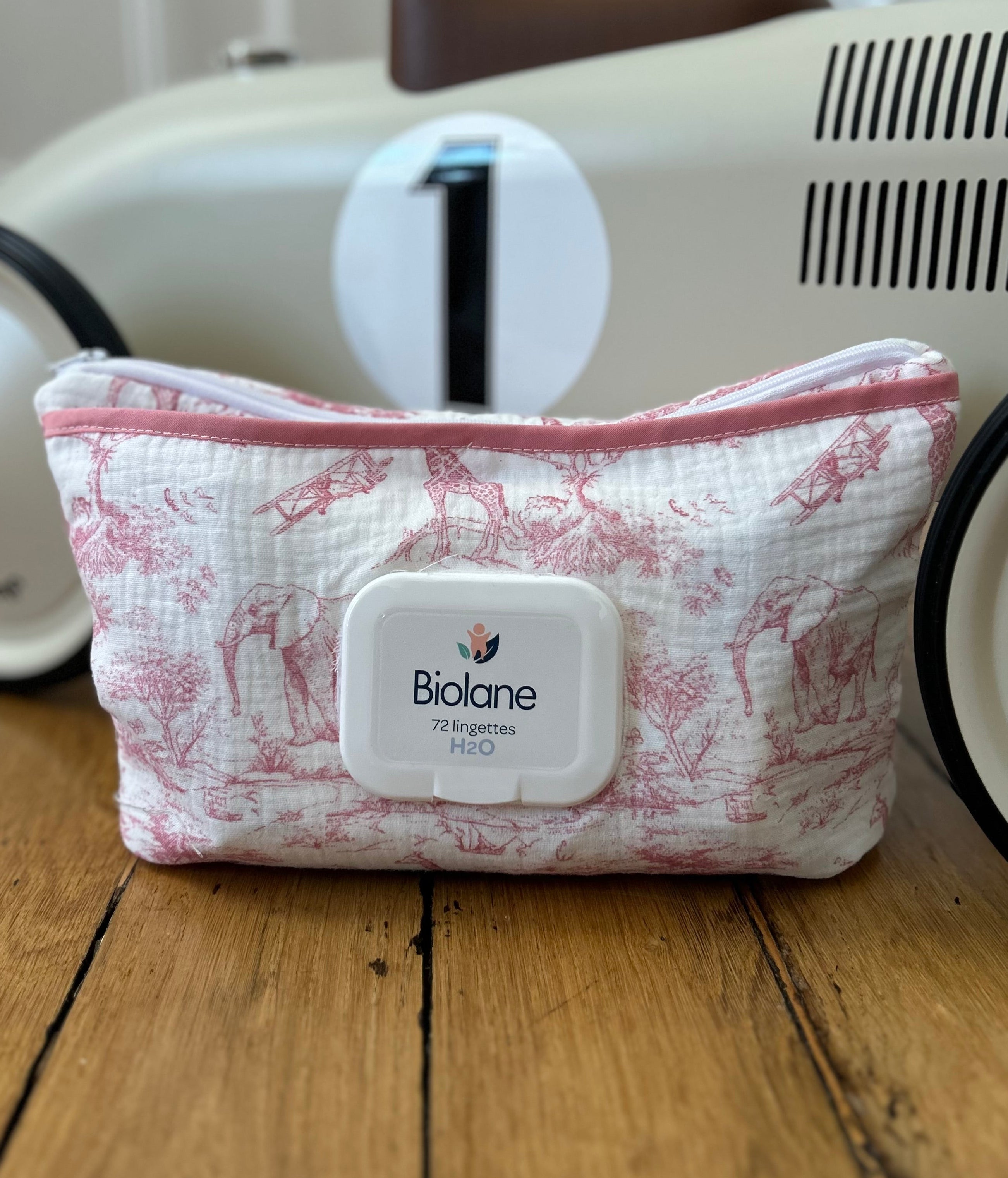 Pochette à lingette - Rose