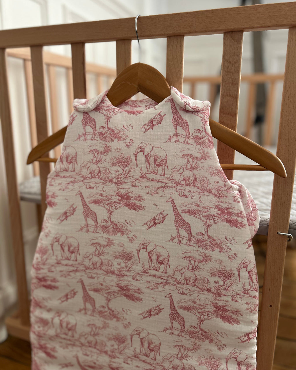 Gigoteuse 100% coton - Rose